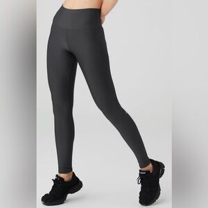 Alo Yoga Grey High-Waist Airlift Leggings